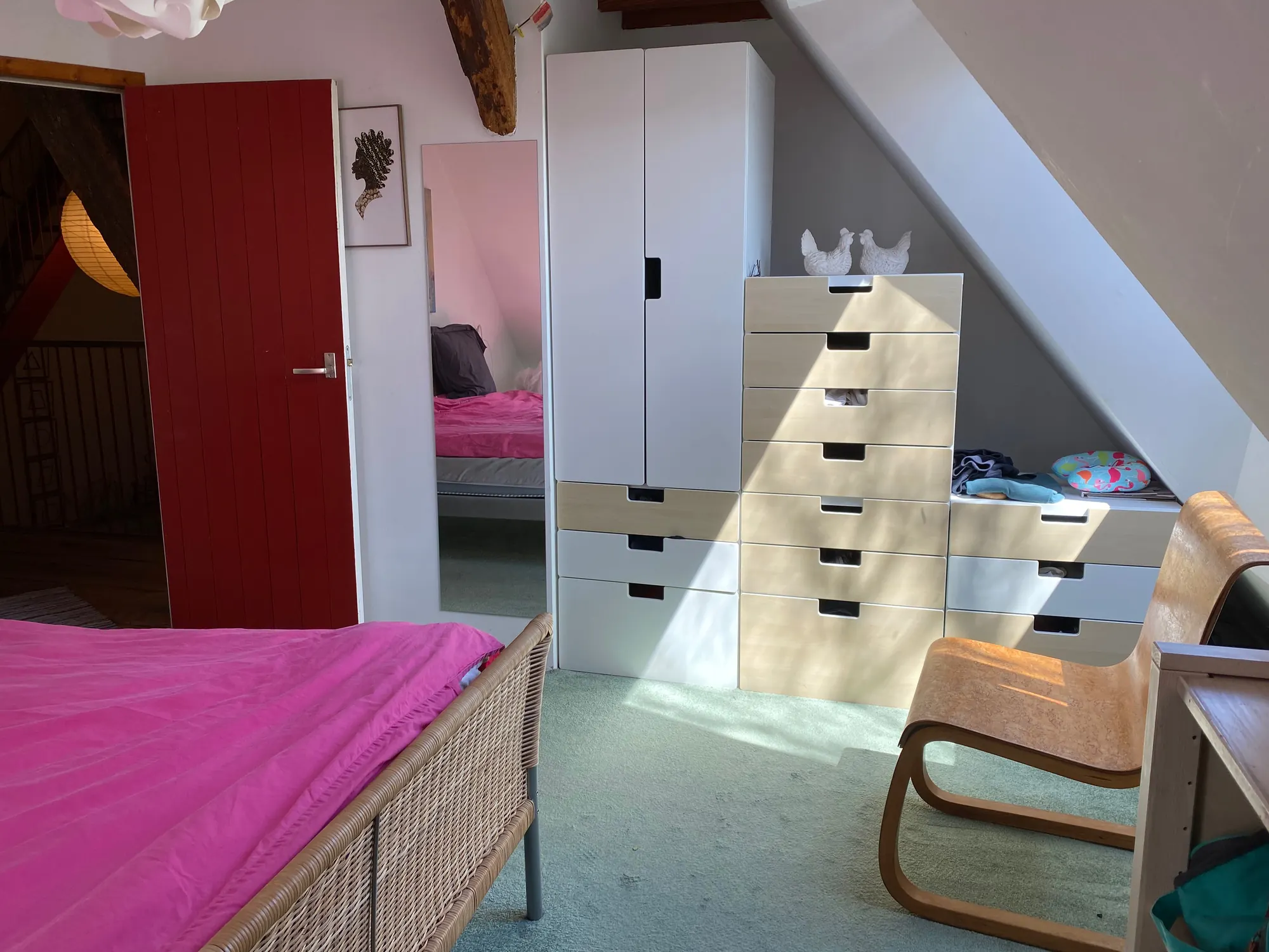 Tweepersoons slaapkamer in Roos & Linde
