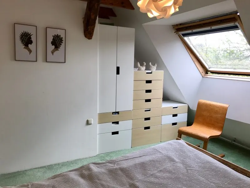 Slaapkamer onder de kap in Roos & Linde